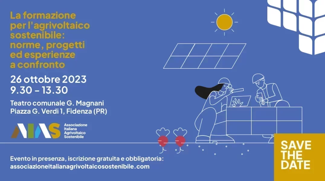 La formazione per l’agrivoltaico sostenibile: norme, progetti ed esperienze a confronto