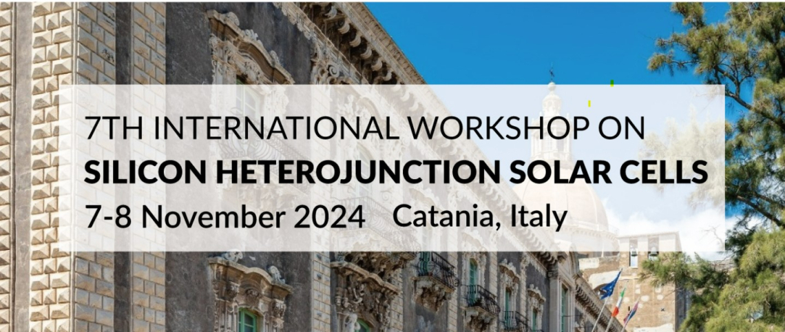 7th Silicon Heterojunction International Workshop