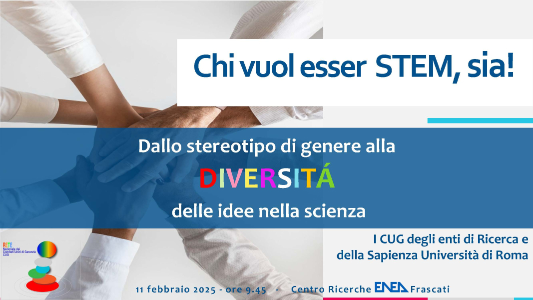 Chi vuol essere STEM sia! Dallo stereotipo  di genere alla diversità delle idee nella scienza