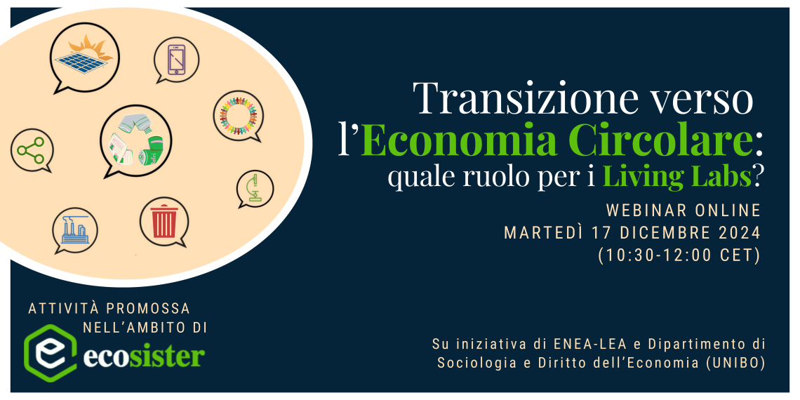 Transizione verso l’economia circolare: quale ruolo per i Living-Lab