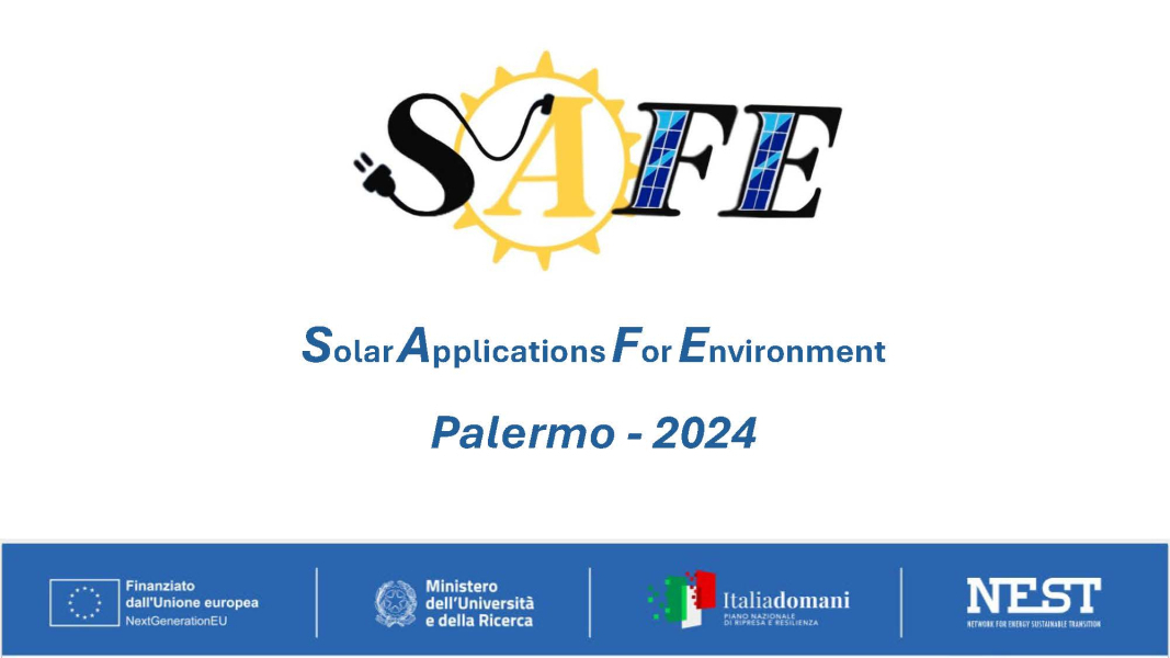 Save the date! Solar Applications For Environment - SAFE 2024